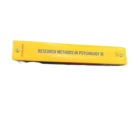 Research Methods in Psychology Textbook Beth morling - Picture 3 of 5